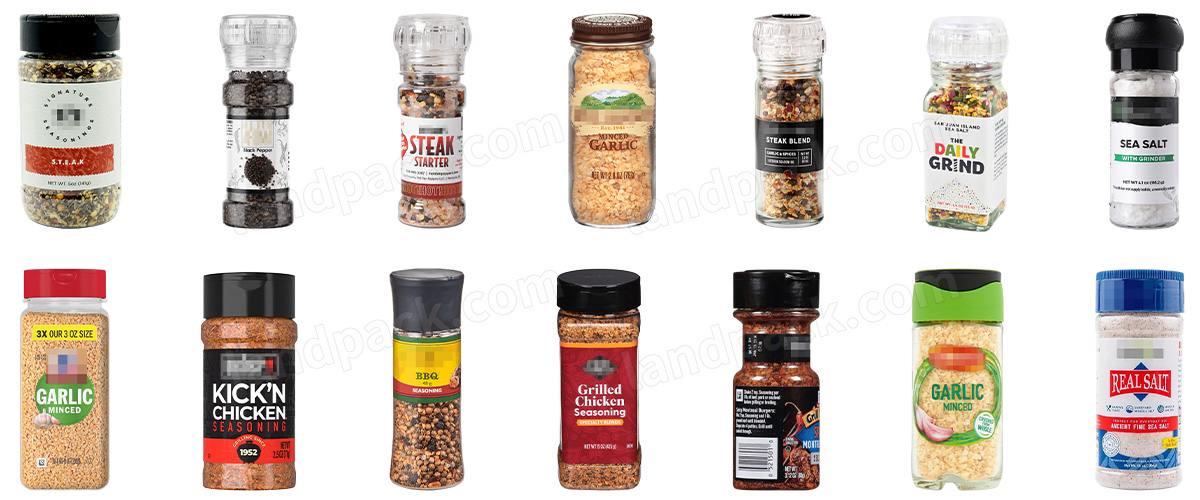 Automatic Salt Filling Machine Granule Filling Capping Labeling Machine Line