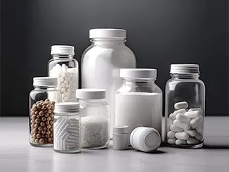 Various Granules Bottles Various Granules Bottles