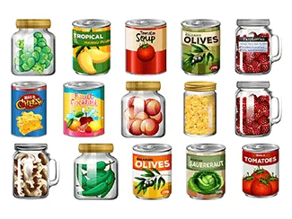 Food Cans and Jars Food Cans and Jars
