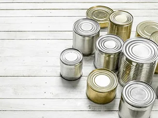 Various Tins and Cans Various Tins and Cans