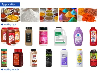 High accuracy Double Head Can Filling Capping Labeling Machine Line For Powder