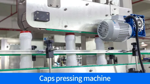 Caps pressing machine