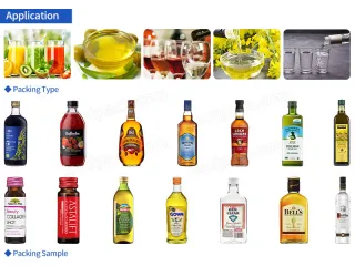automatic liquid filling capping and labeling machine