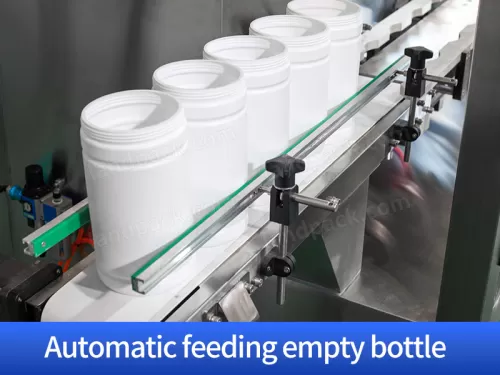 automatic powder bottle filling machine