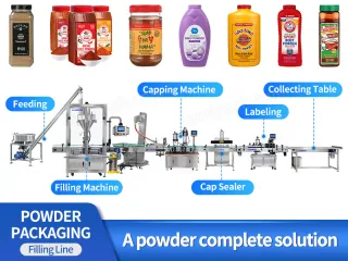 powder filling line