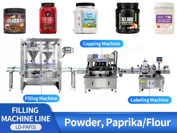 powder filling line