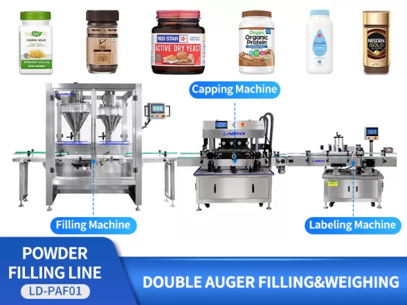 filling capping and labeling machine