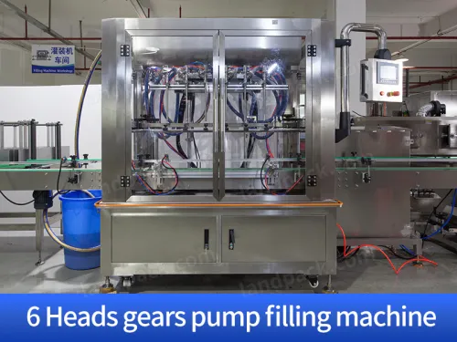 6 heads gears pump filling machine