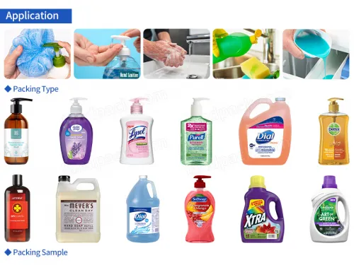 sanitizer filling machine