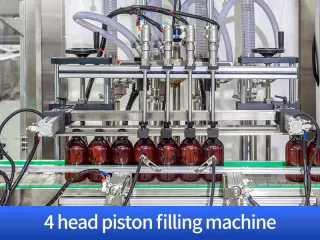 4 head piston filling machine