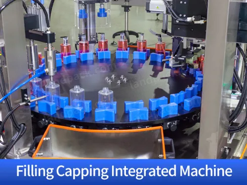 shampoo filling machine video