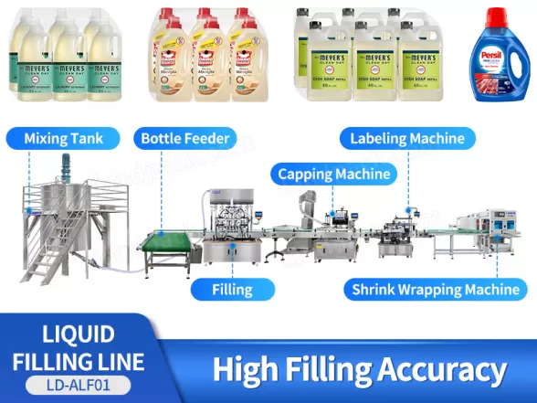 liquid soap filling machine