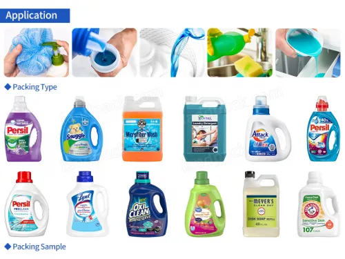liquid detergent filling machine