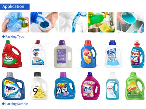 liquid detergent filling machine