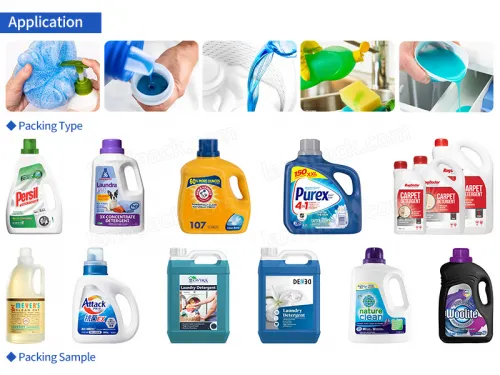 liquid detergent filling machine