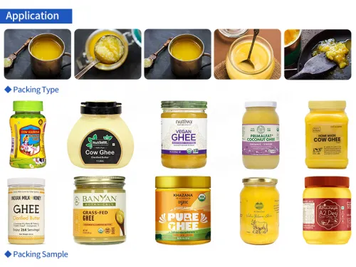 ghee jar filling machine