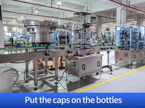 put the caps on the bottle