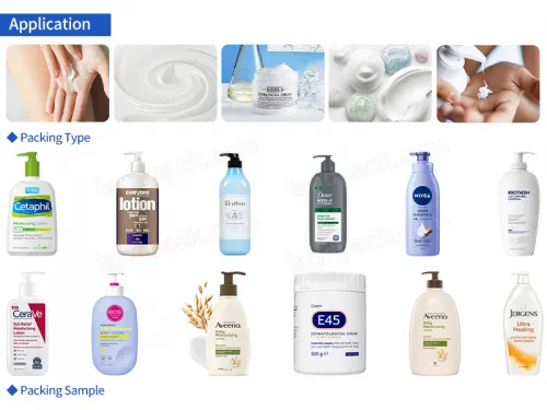 cream lotion filling machine