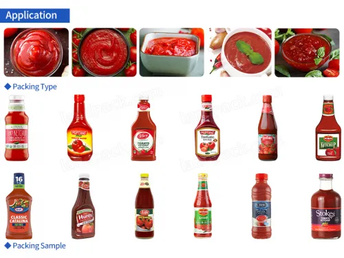 ketchup bottle filling machine