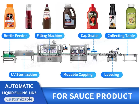 sauce filling machine