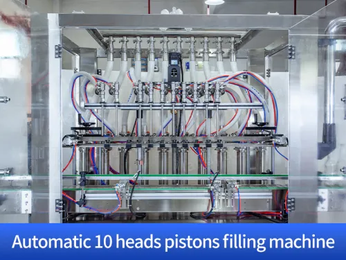 automatic 10 heads pistons filling machine
