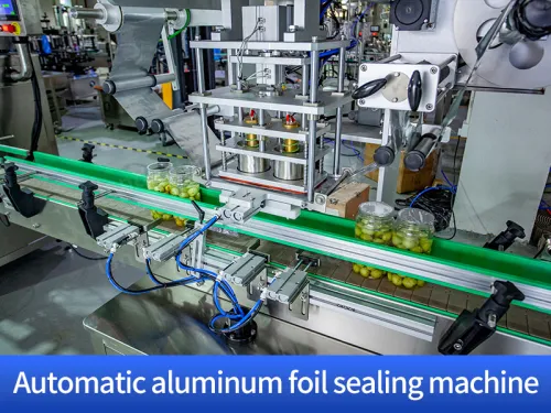 automatic aluminum foil sealing machine