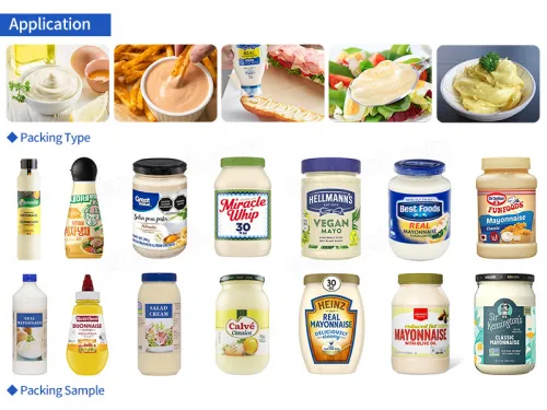 mayonnaise filling machine factories