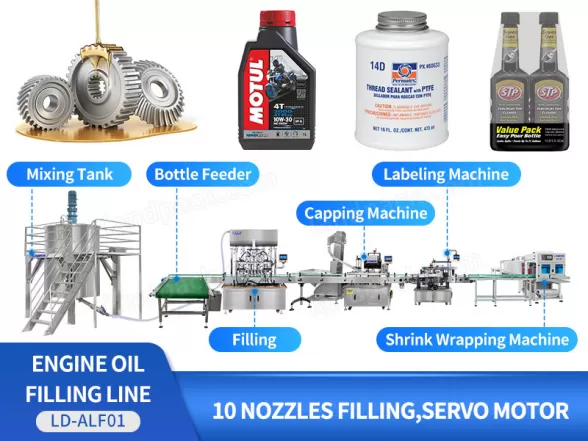 engine oil filling machine