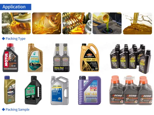 engine oil packing machine