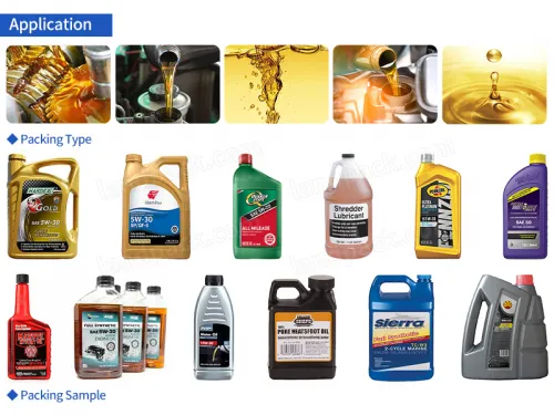 lubricant oil filling machine