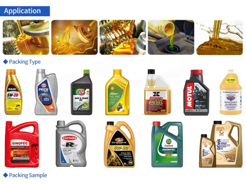 engine oil packing machine