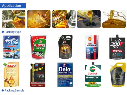 lubricant oil filling machine
