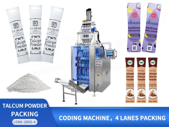 talcum powder packing machine