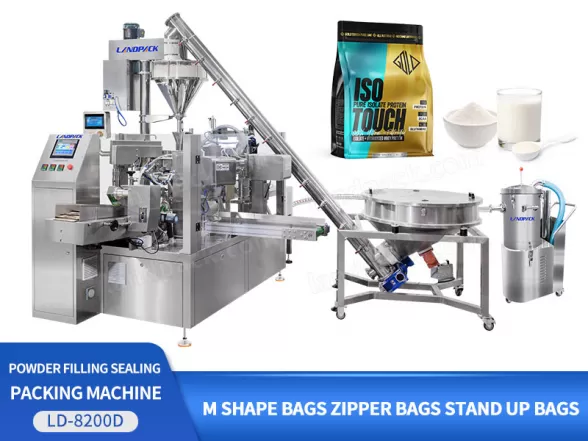 certified m shape pouch packing machine