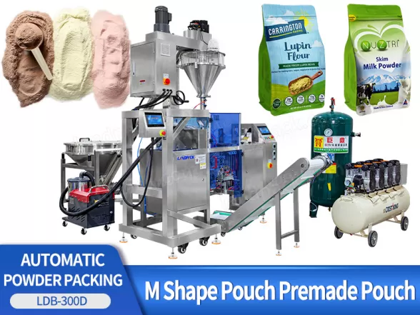 certified m shape pouch packing machine