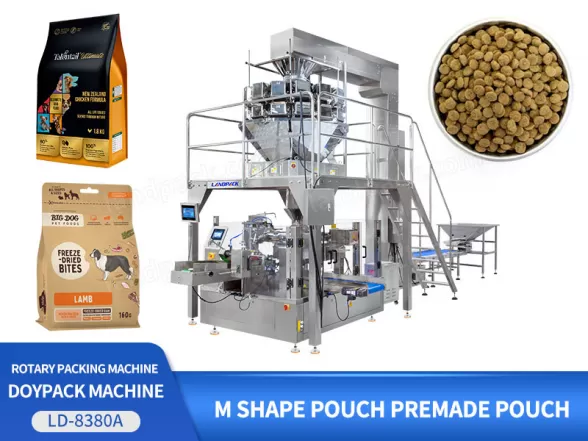 certified m shape pouch packing machine