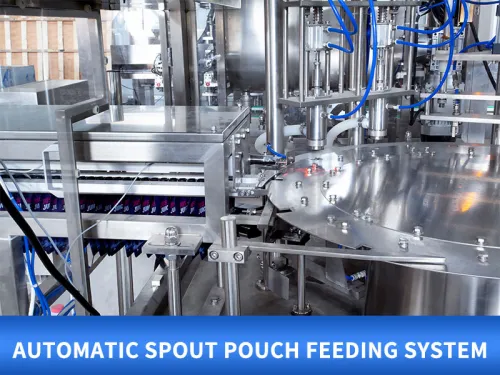 spout pouch filling and capping machine