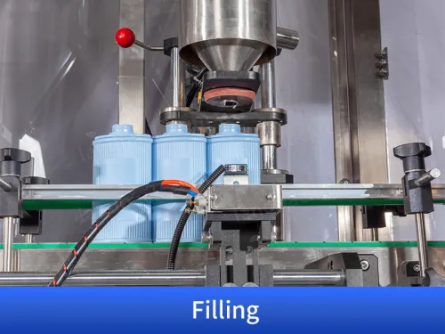 talcum powder filling machine