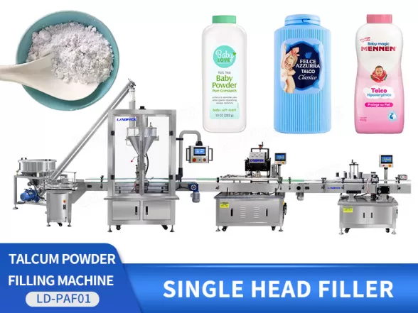 talcum powder filling machine