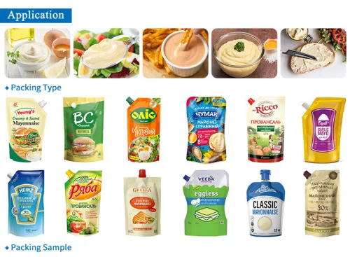 mayonnaise packaging machines