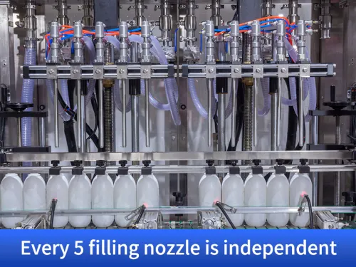 filling machine for shampoo