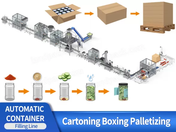 pickle bottle filling machine