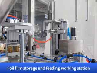 Coffee capsule packaging machine