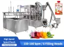 spout pouch filling capping machine