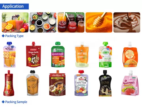 spout pouch filling and capping machine