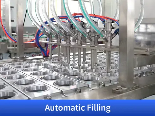 ice cream cup filling machine