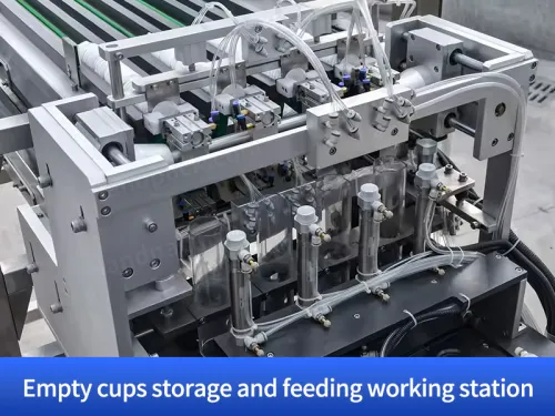 automatic cup filling and sealing machine