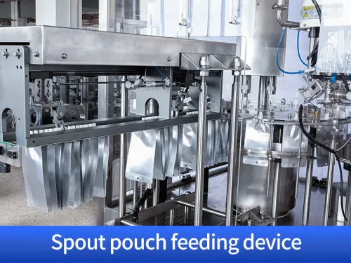 spout pouch filling and capping machine