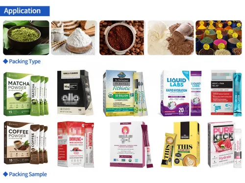 matcha tea powder packing machine