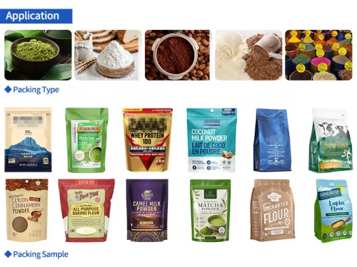 matcha tea powder packing machine